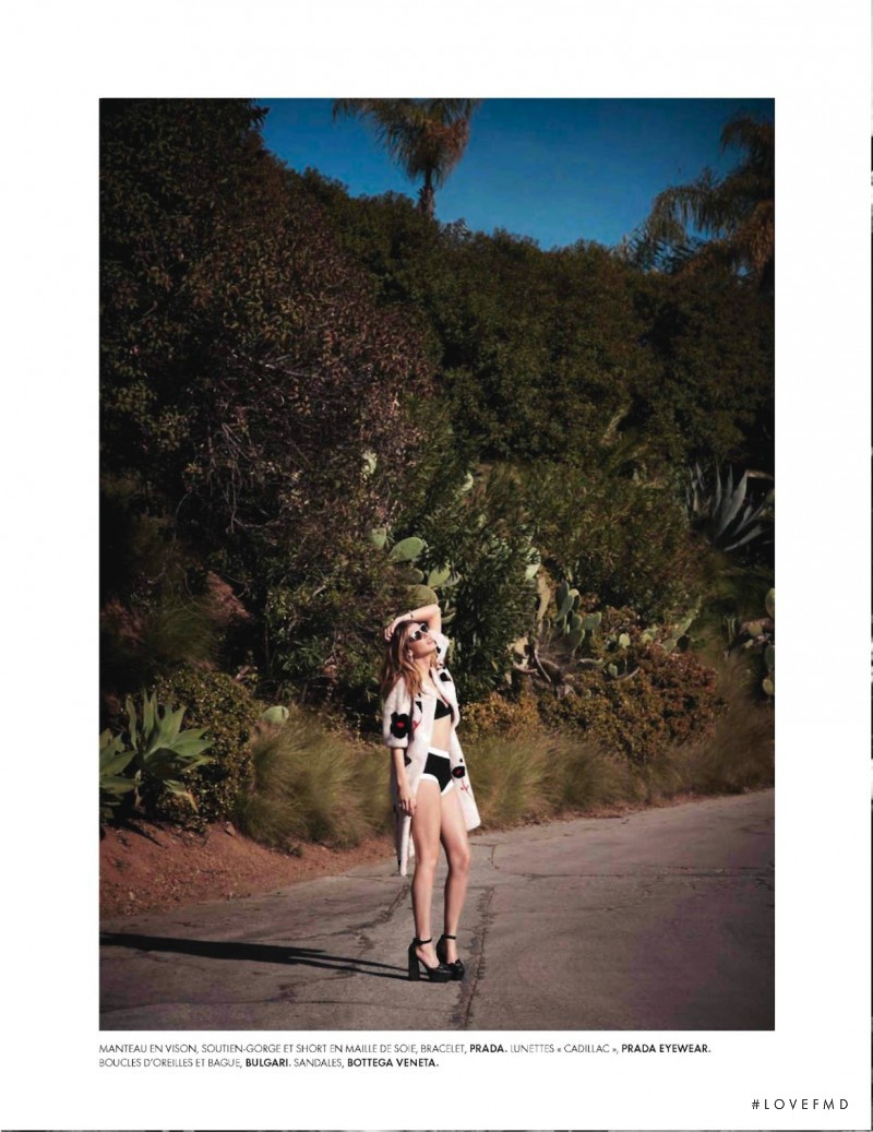 Angela Lindvall featured in L\'Americana, February 2013