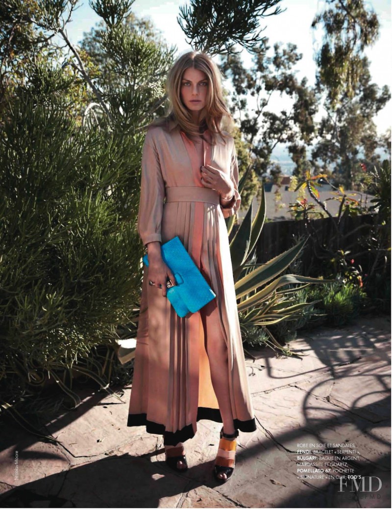 Angela Lindvall featured in L\'Americana, February 2013