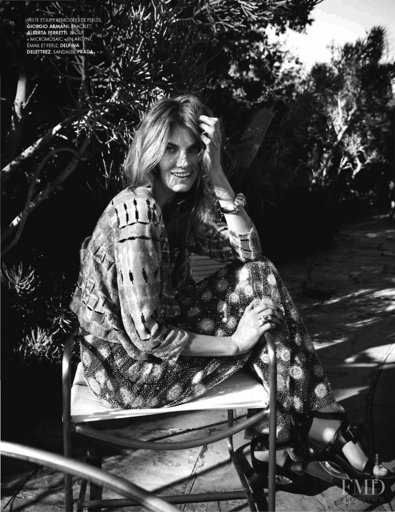 Angela Lindvall featured in L\'Americana, February 2013