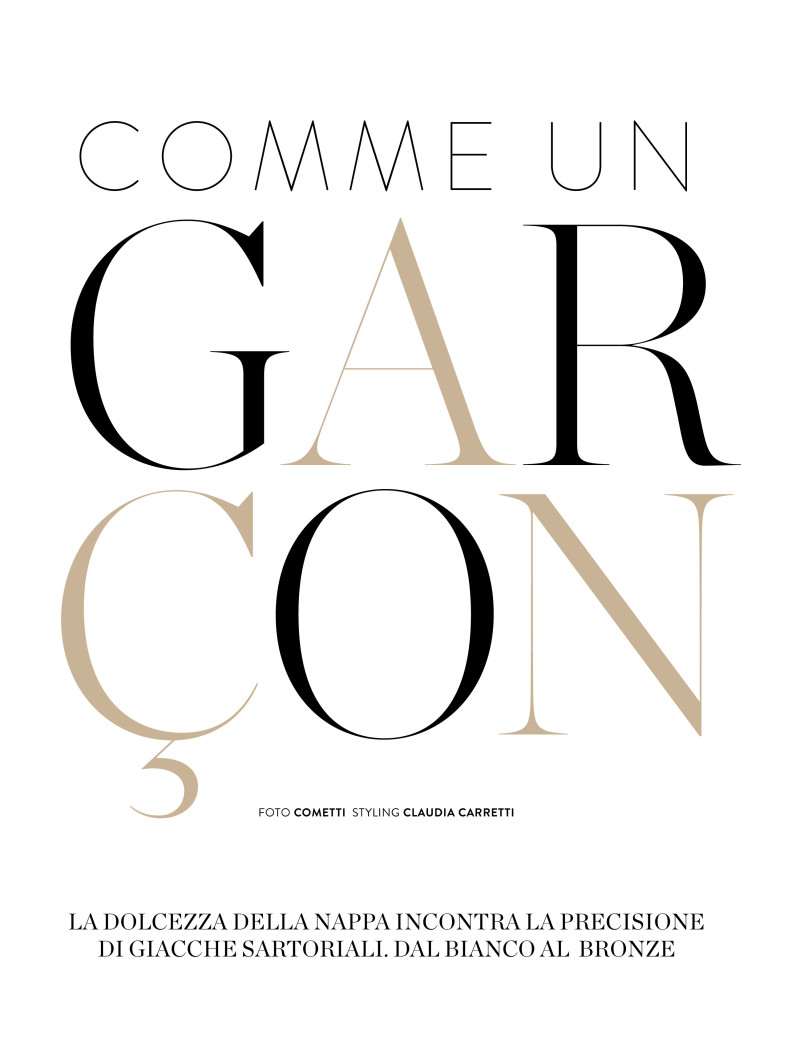 Comme Un Garcon, January 2020
