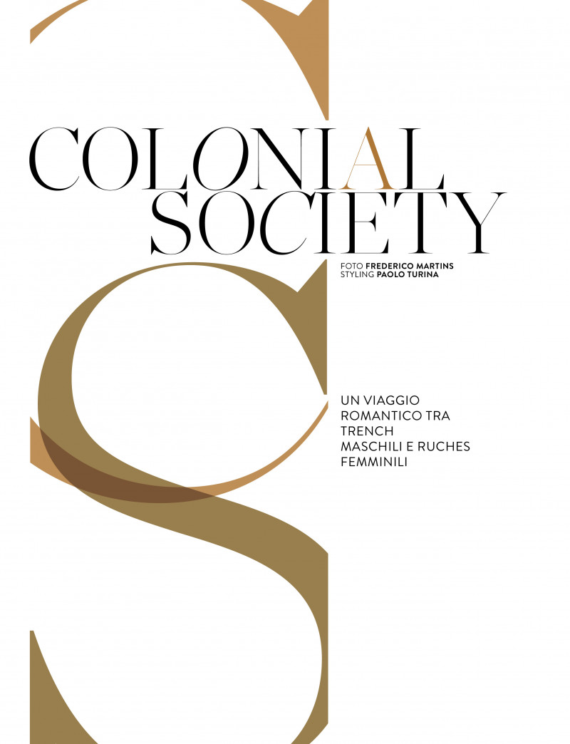Colonial Society, March 2020