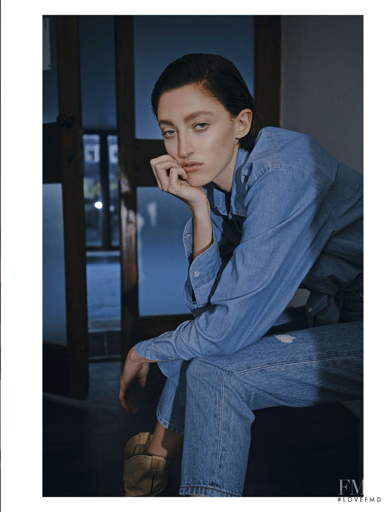 Amber Witcomb featured in Profondo Denim, April 2020