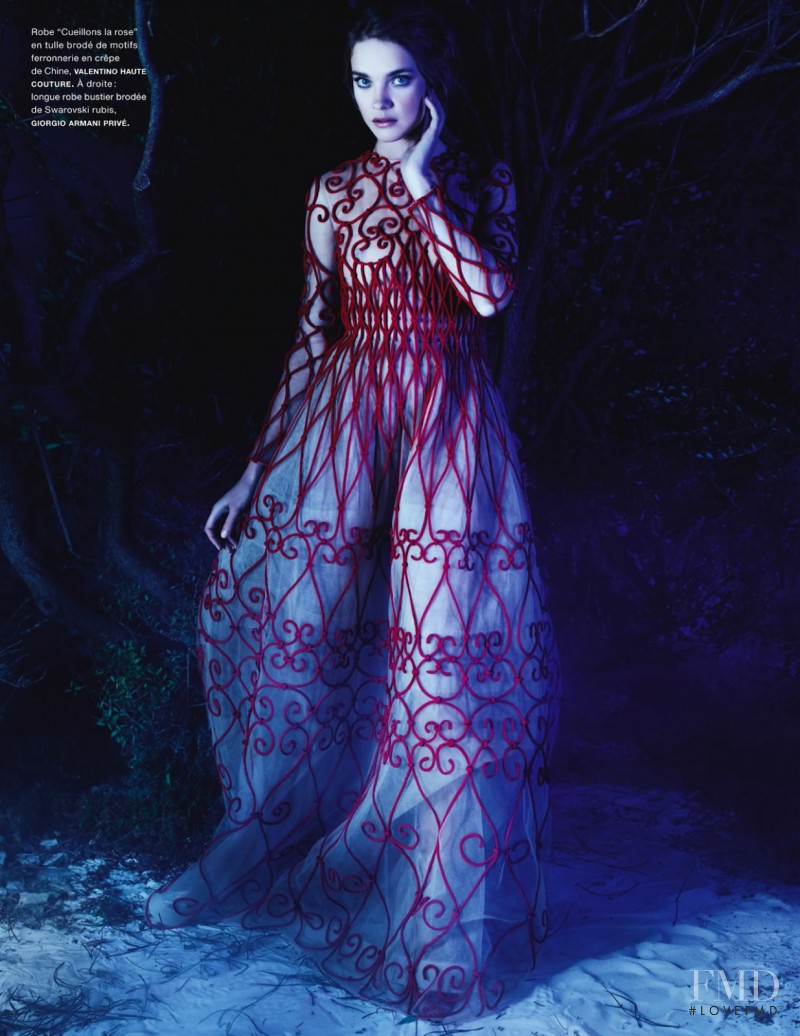 Natalia Vodianova featured in La Couture Enchantee, March 2013