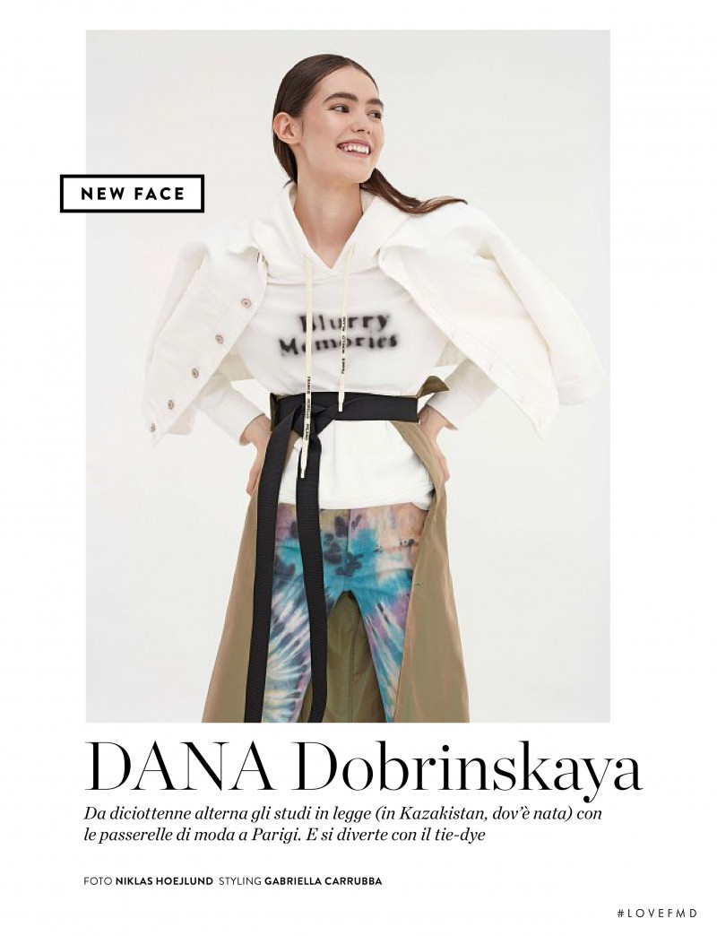Dana Dobrinskaya featured in New Face: Dana Dobrinskaya, April 2020