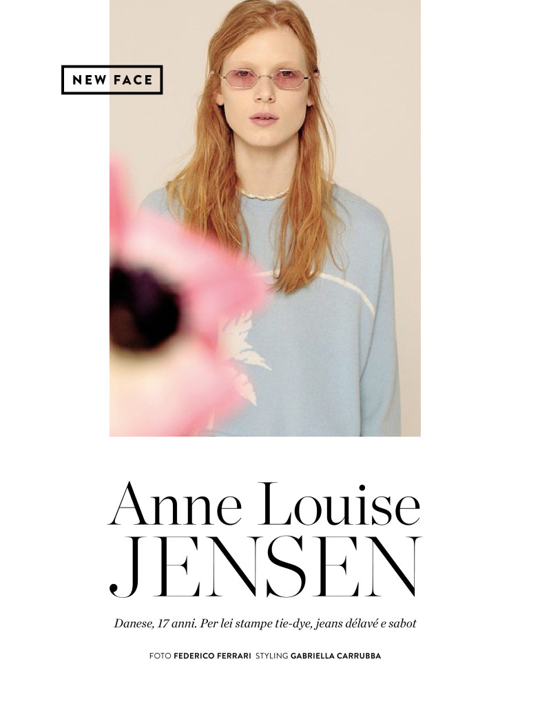 New Face: Anne Louise Jensen, May 2020