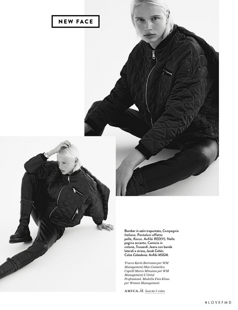 Fien Kloos featured in New Face: Fien Kloss, September 2020