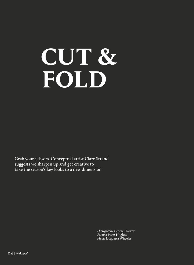 Cut and Fold, September 2020
