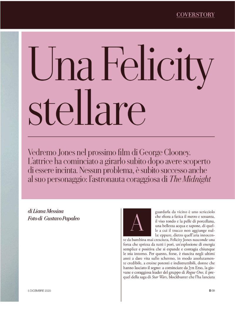 Una Felicity Stellare, December 2020