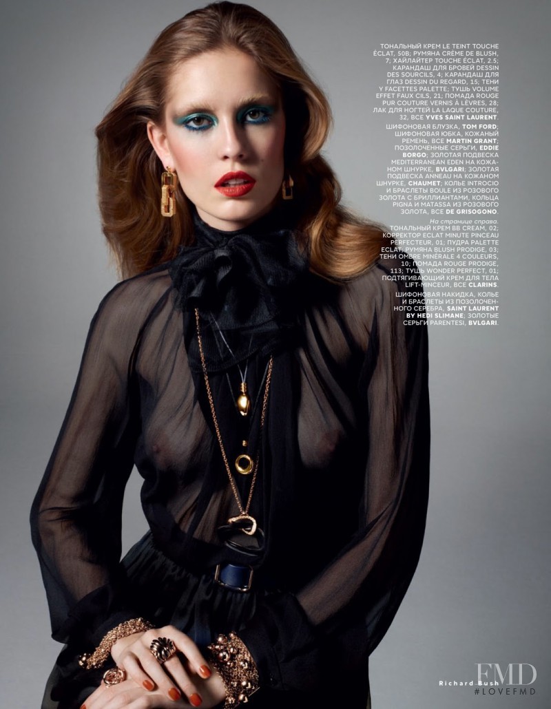 Nadja Bender featured in Disco Color, March 2013