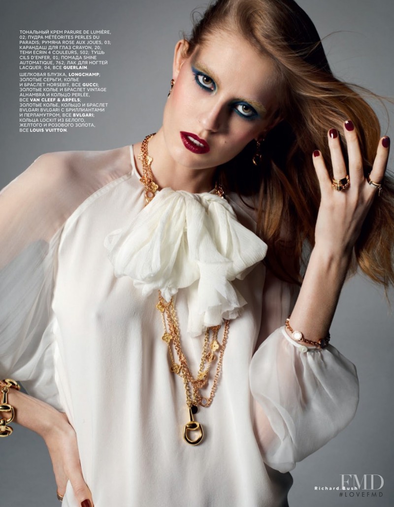 Nadja Bender featured in Disco Color, March 2013