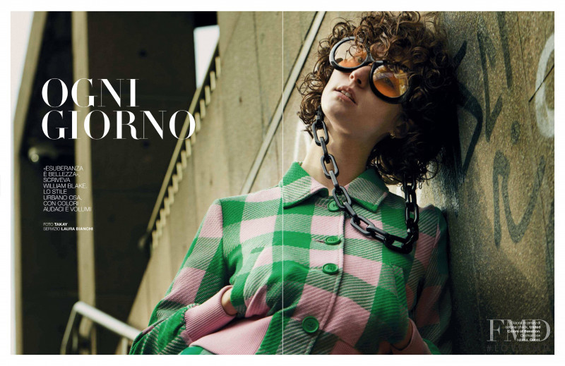 Manon Leloup featured in Ogni Giorno, April 2020