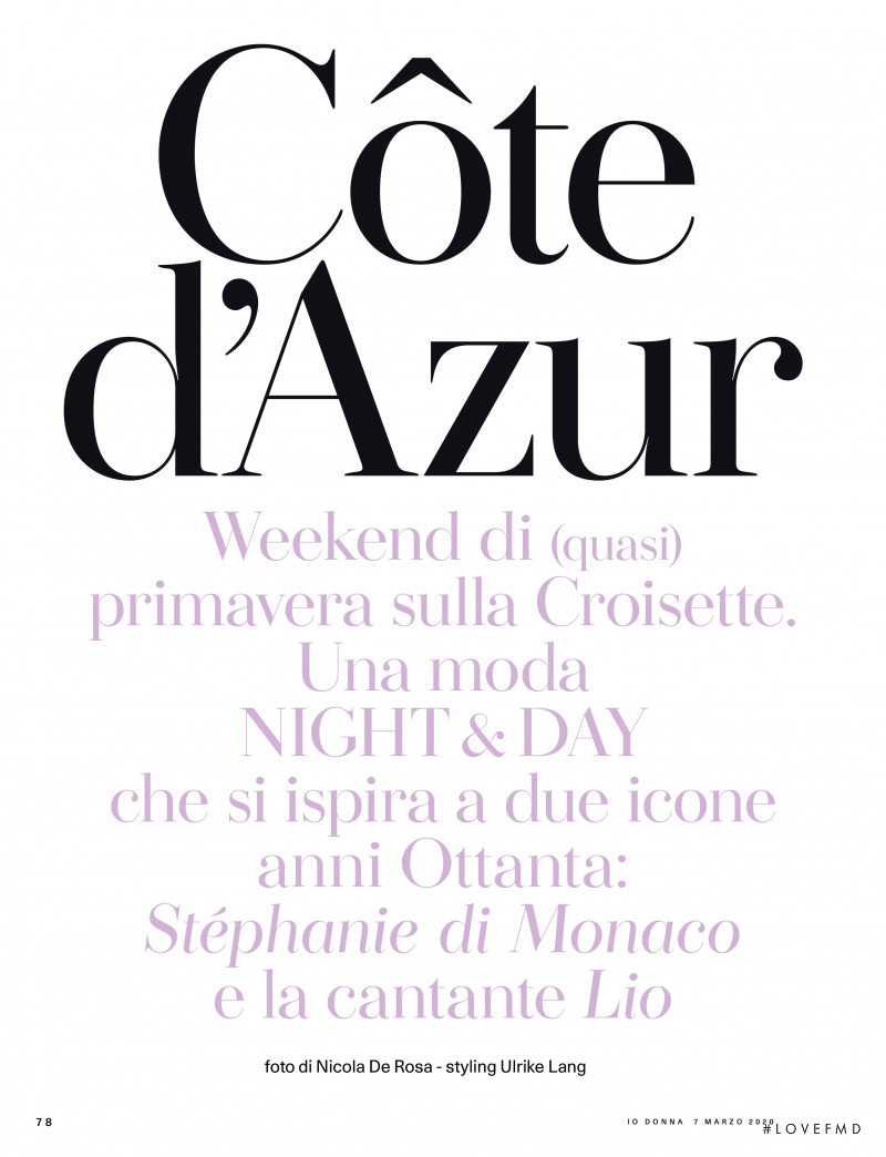 Cote D\'Azur, March 2020