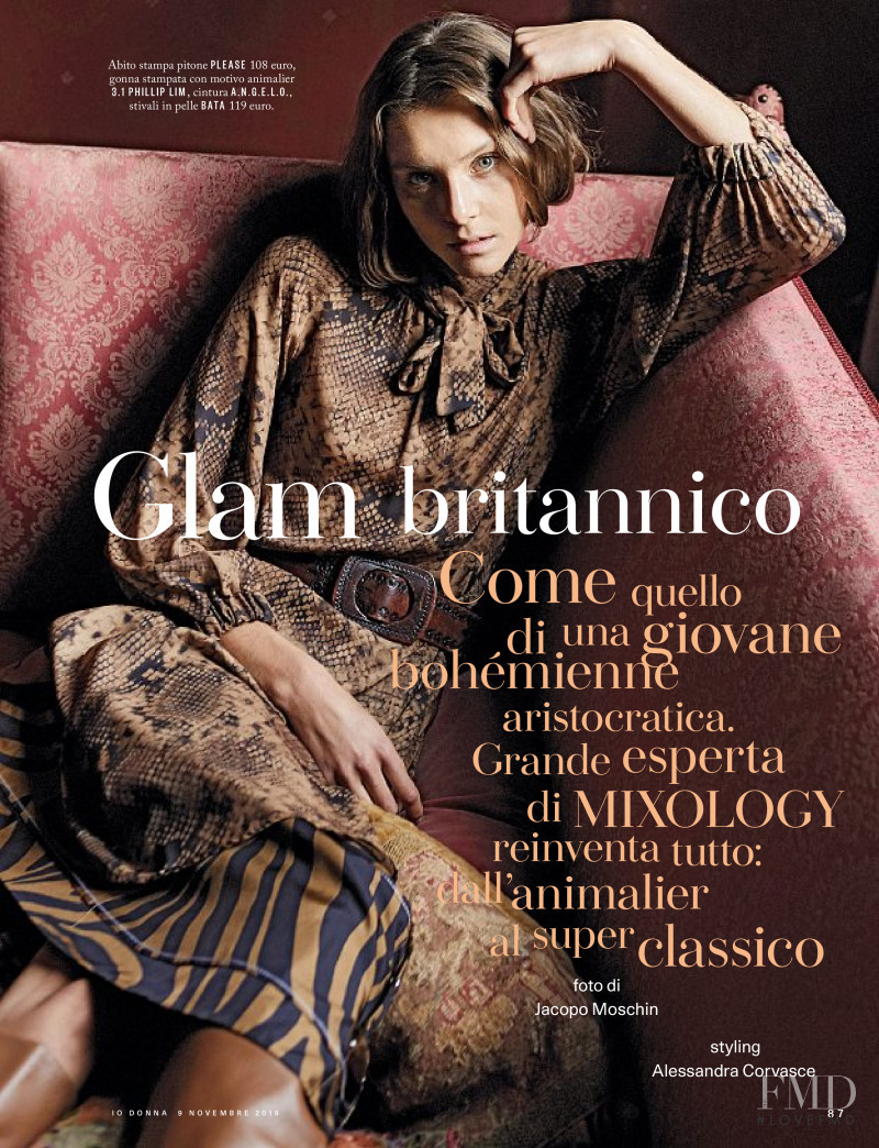 Phillipa Hemphrey featured in Glam Brittanico, November 2019