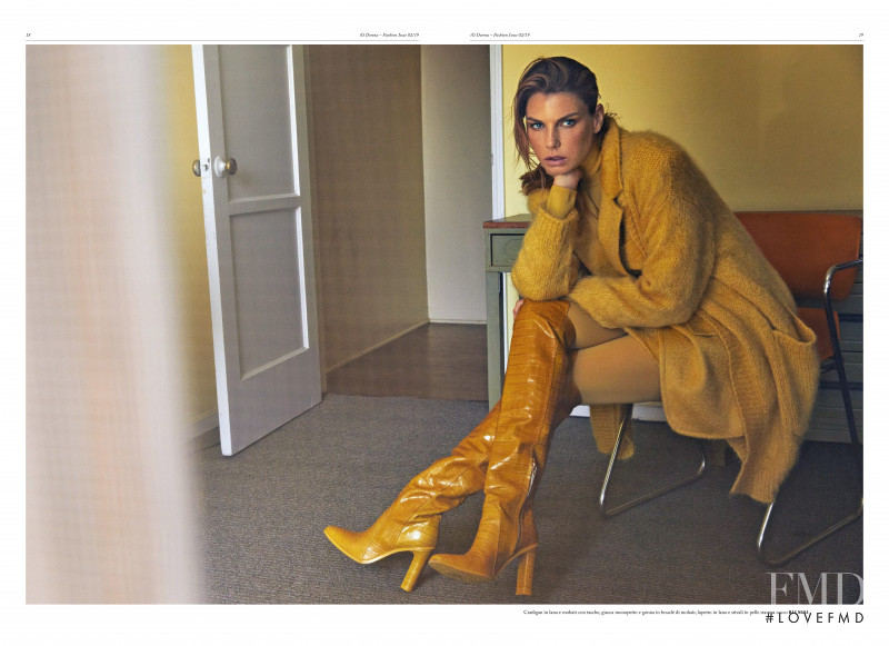 Angela Lindvall featured in Il Mio Spirito Libero, October 2019