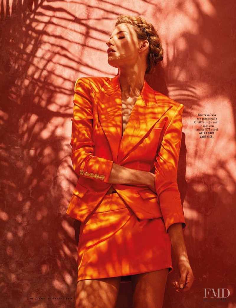 Martha Hunt featured in Orange Country, May 2019