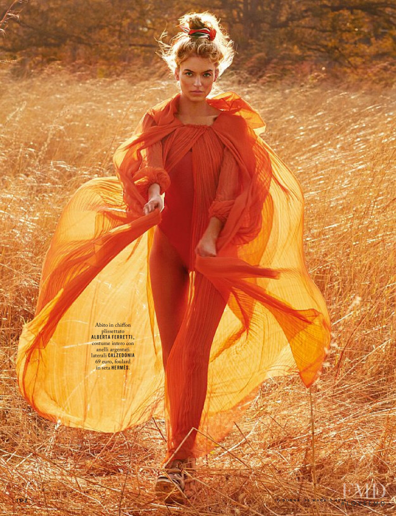 Martha Hunt featured in Orange Country, May 2019