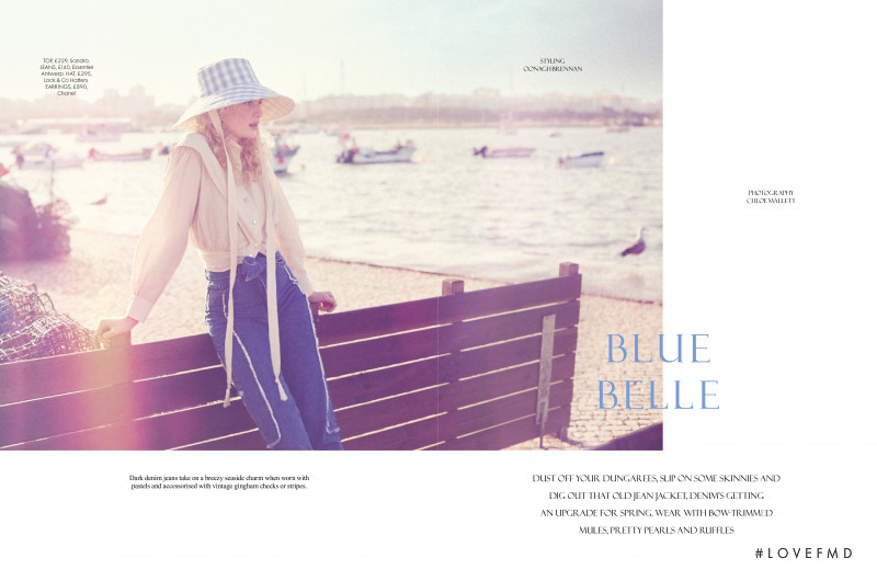 Aliz Menyhert featured in Blue Belle, April 2020