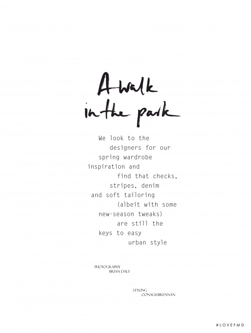 Charlotte Wiggins featured in A Walk in the Park, February 2020