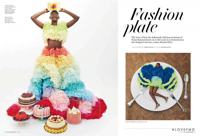 Mouna Fadiga featured in Fashion Plate, May 2019