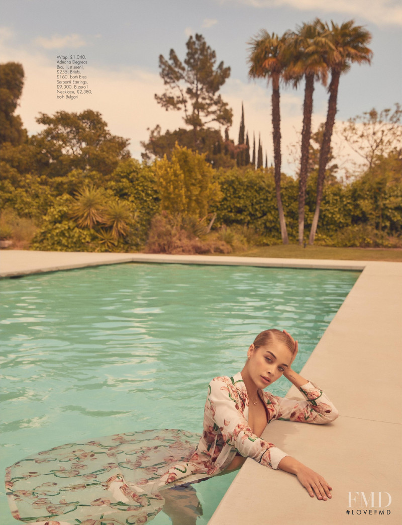 Jasmine Sanders featured in Pure Gold, September 2019