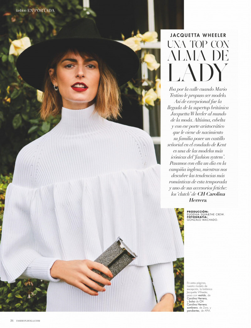 Jacquetta Wheeler featured in Una Top Con Alma De Lady, January 2020