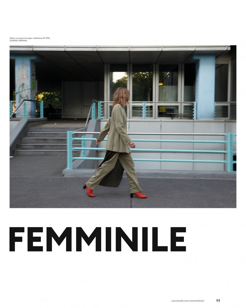 Luca Gajdus featured in Sartoriale Femminile, September 2020