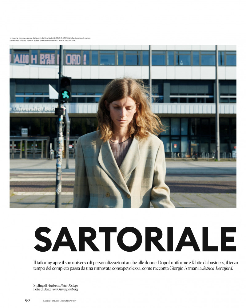 Luca Gajdus featured in Sartoriale Femminile, September 2020