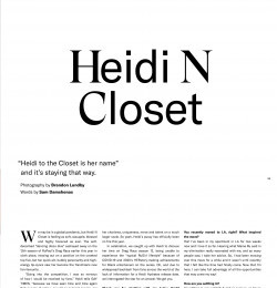 Heidi N Closet