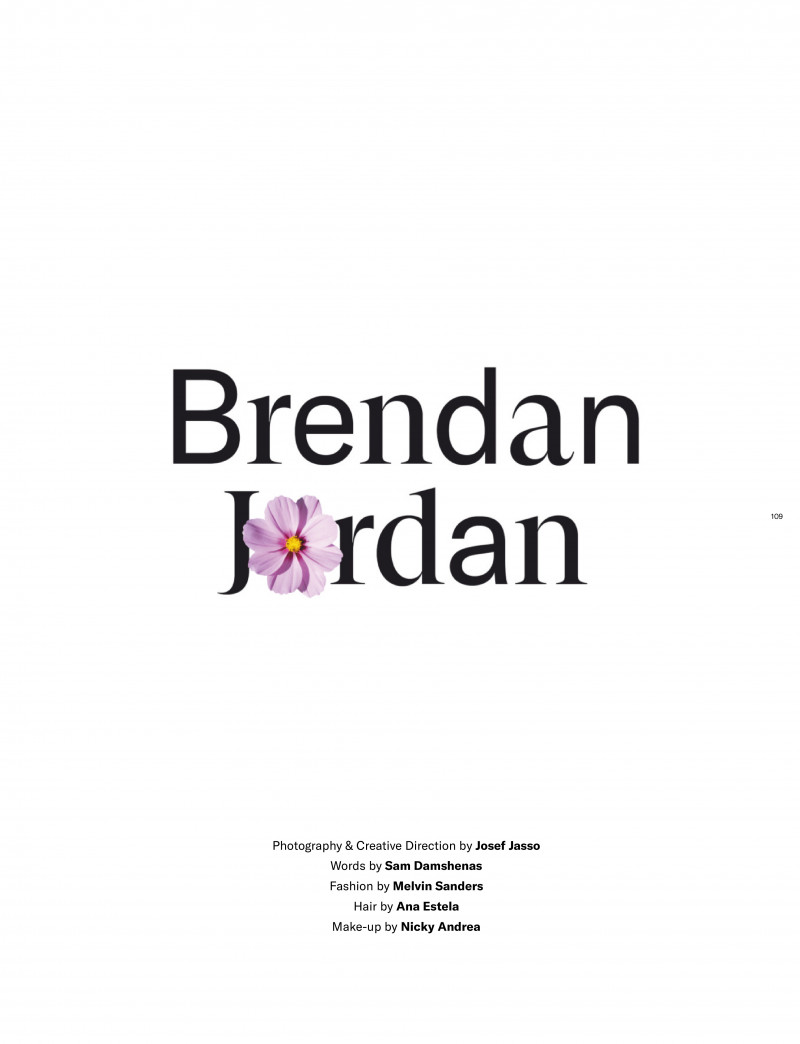 Brendan Jordan, September 2020