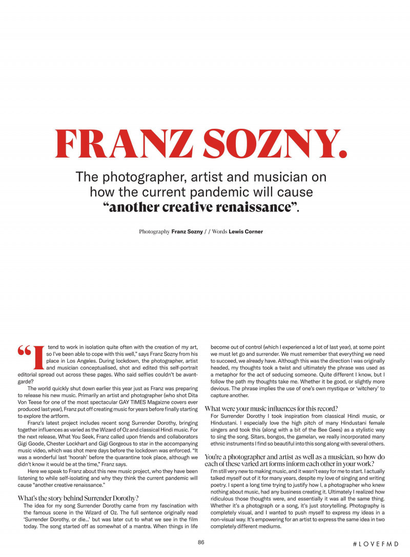 Frank Sozny, June 2020