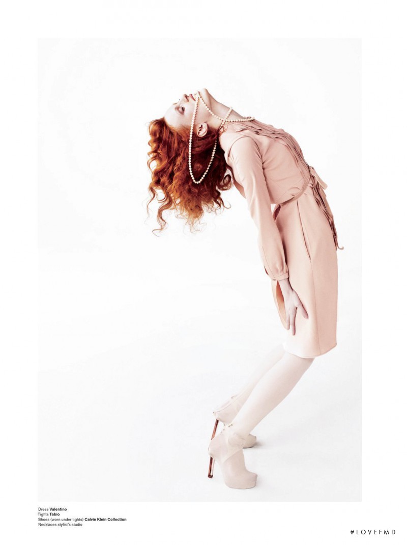 Karen Elson featured in Karen Takes Flight, March 2011