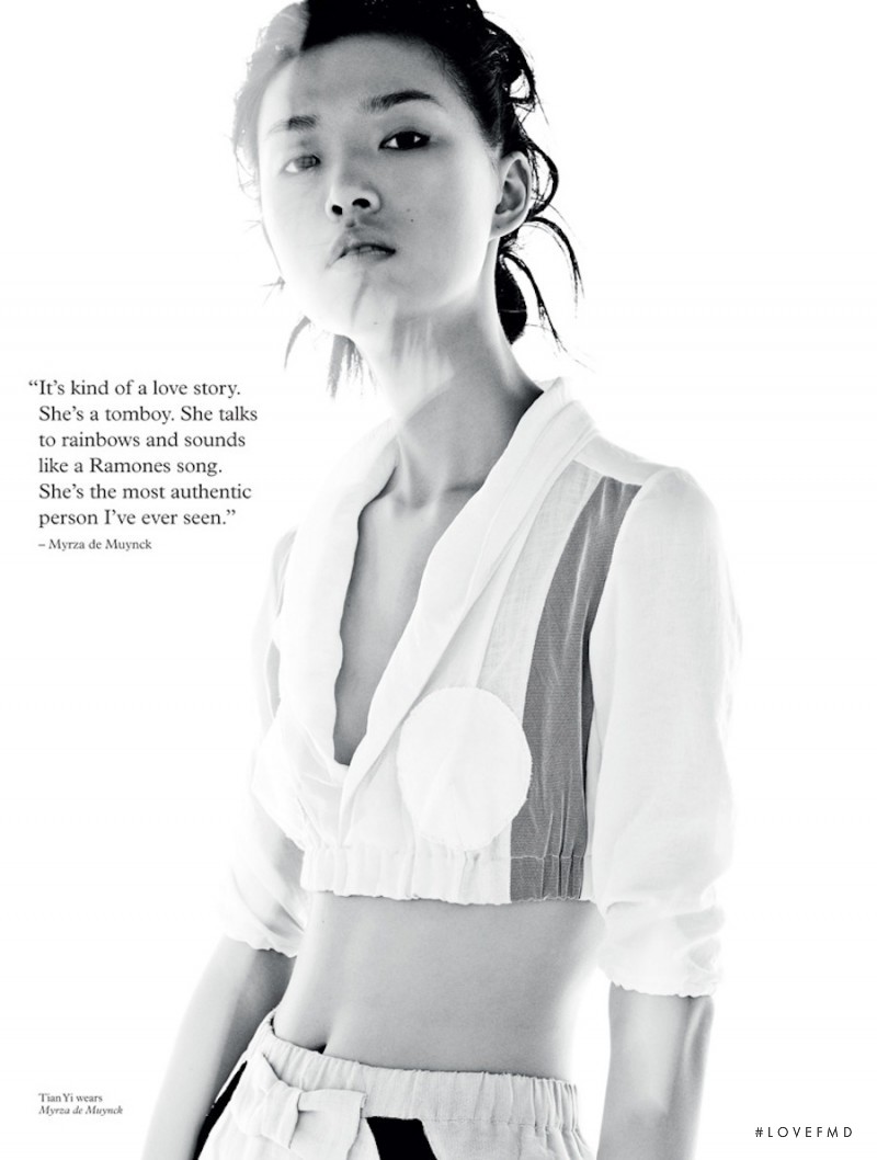 Tian Yi featured in The London Now 1#Hotlist, March 2013