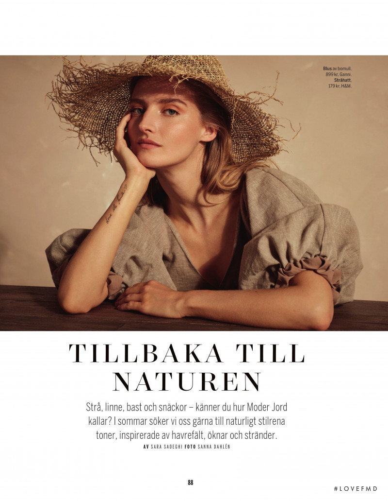 Amanda Norgaard featured in Tillbaka Till Naturen, July 2019