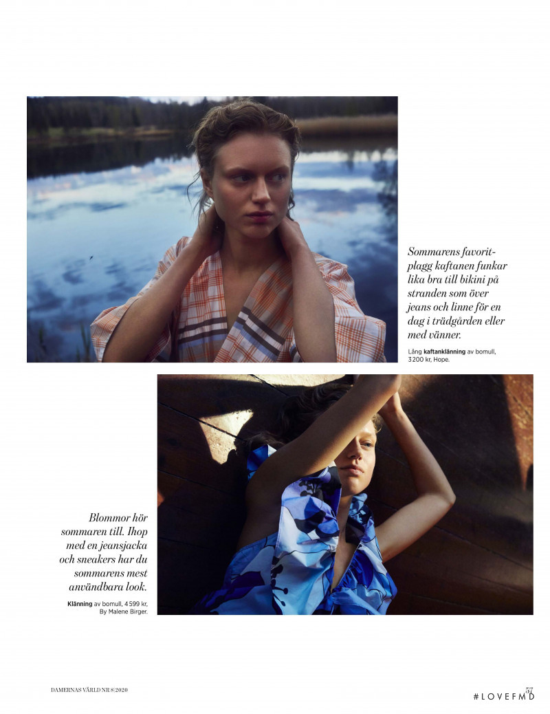 Frida Westerlund featured in En Sommar Med Stil-Historia, June 2020