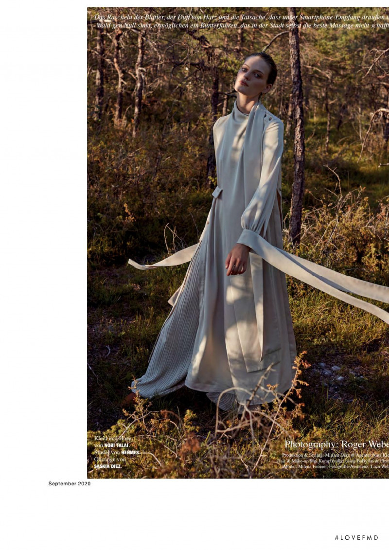 Milena Feuerer featured in Out in the Woods, September 2020