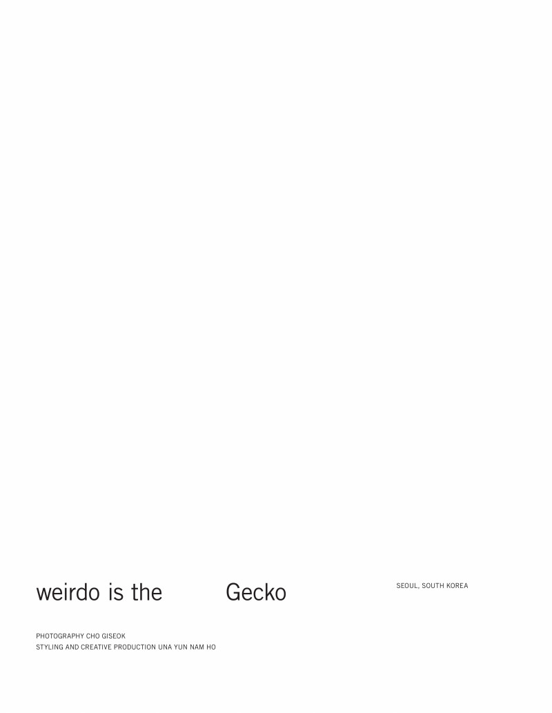 Weirdo is the Gecko, September 2020