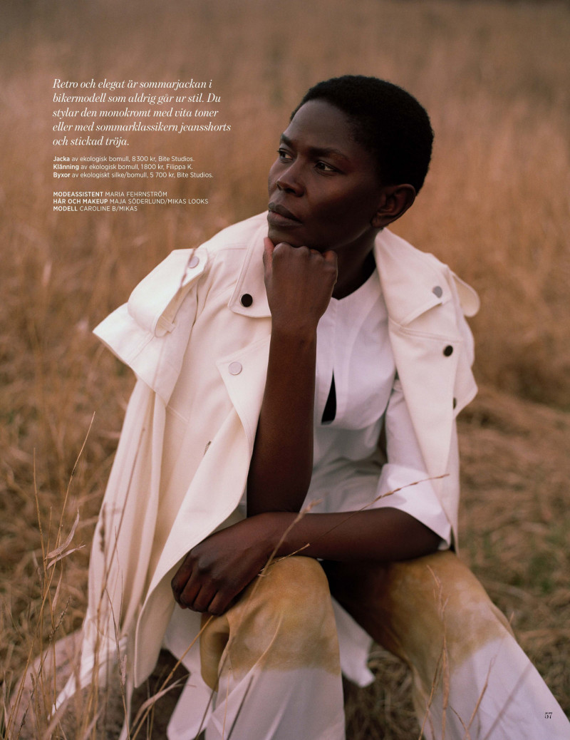 Caroline Bwomono featured in Sommar-Stil, May 2020