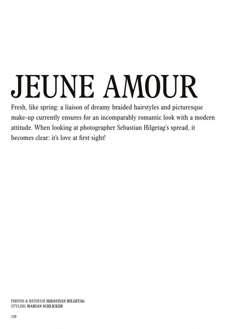 Jeune Amour, March 2020