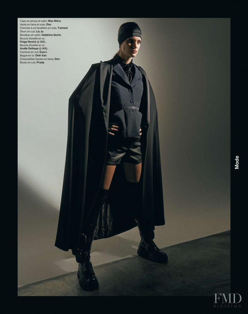 Sara Dijkink featured in Un Fille, Au Masculin, October 2019