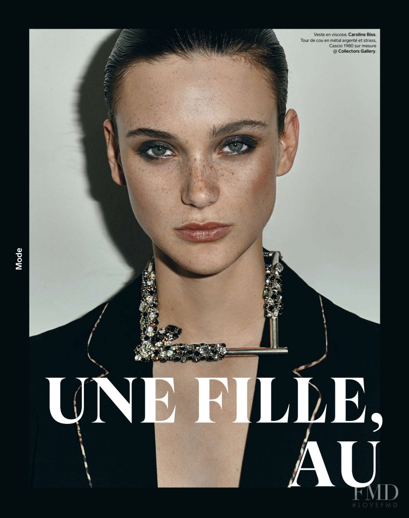 Sara Dijkink featured in Un Fille, Au Masculin, October 2019