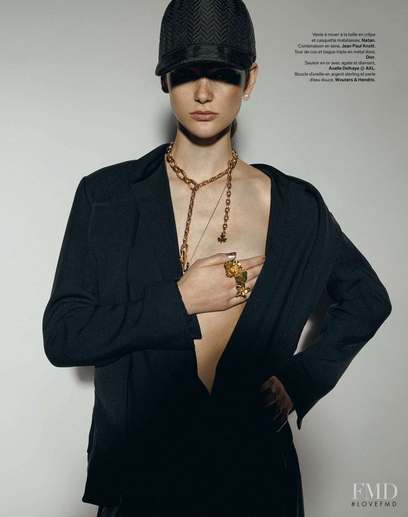 Sara Dijkink featured in Un Fille, Au Masculin, October 2019