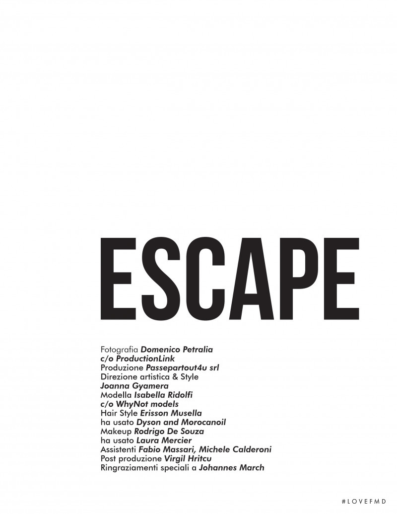 Escape, April 2019