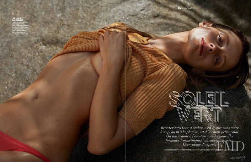 Flavia Lucini featured in Soleil Vert, July 2019