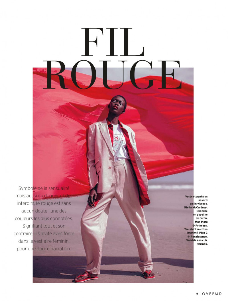 Adama Jobe featured in Fil Rouge, June 2019