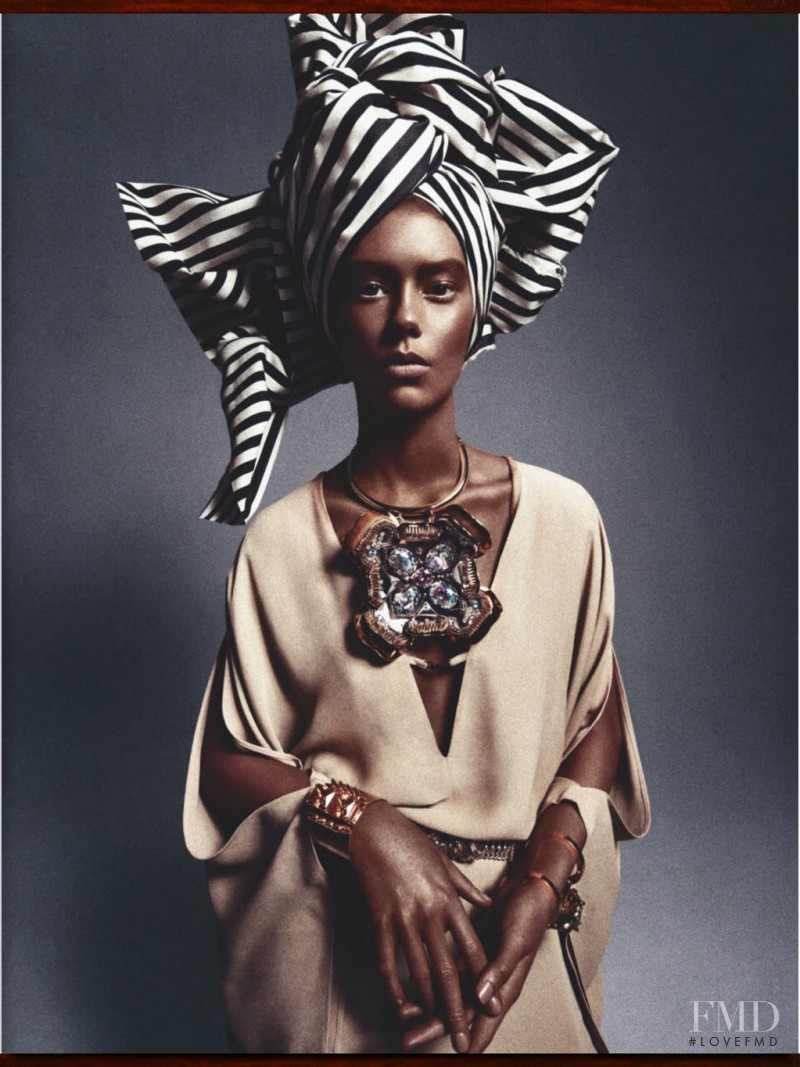 Ondria Hardin featured in African Queen, March 2013