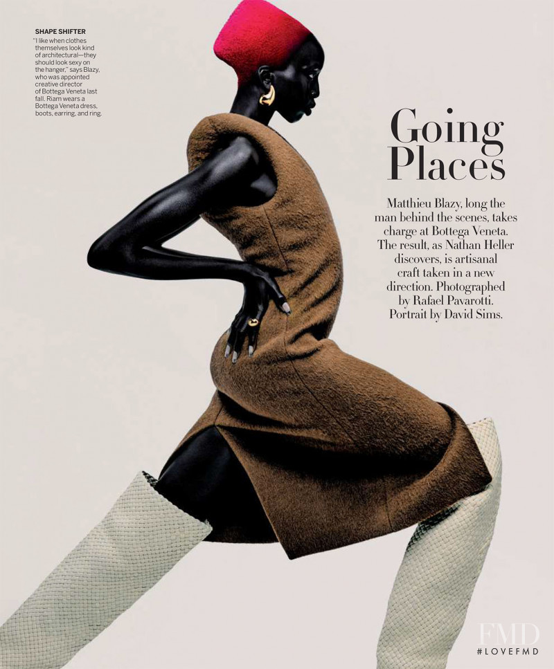 Nyaueth Riam featured in Going Places, September 2022