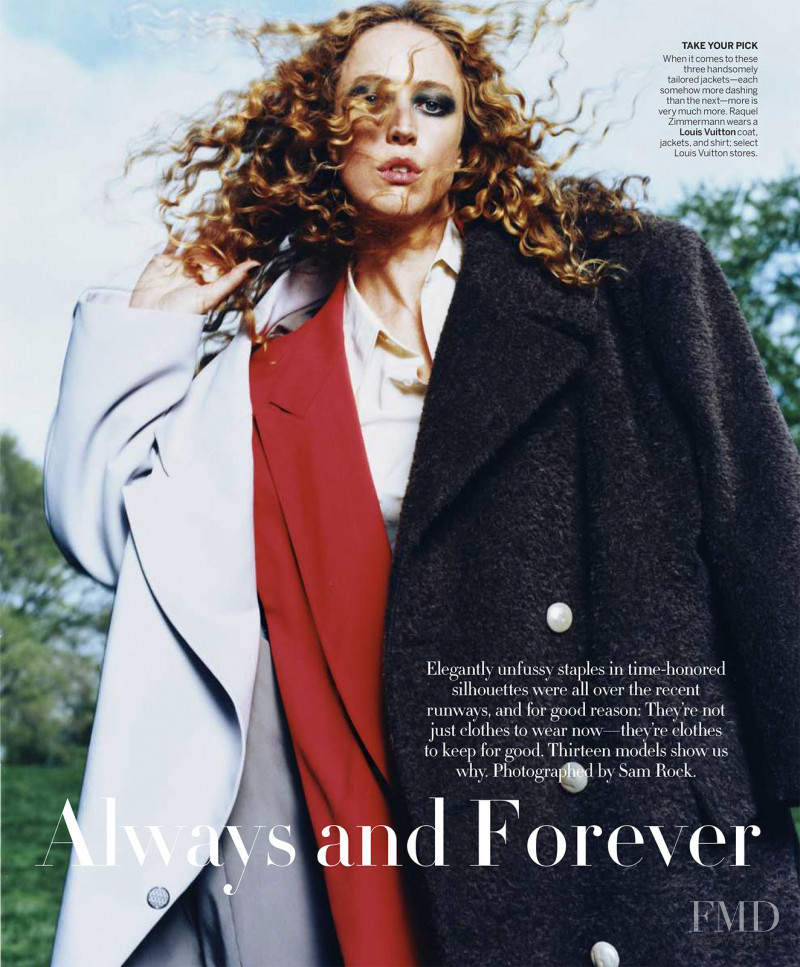 Raquel Zimmermann featured in Always and Forever, September 2022