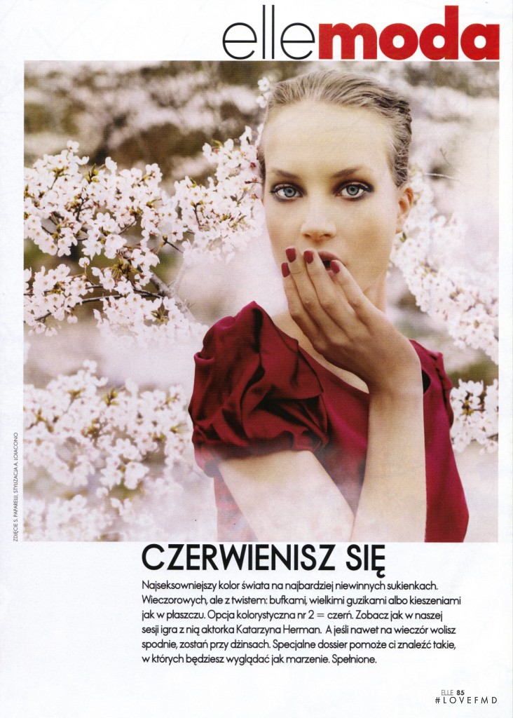 Mariana Idzkowska featured in For the love of, February 2008