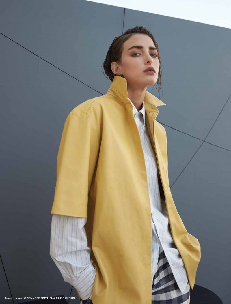 Fernanda Kinder featured in All About Androgyny, April 2019