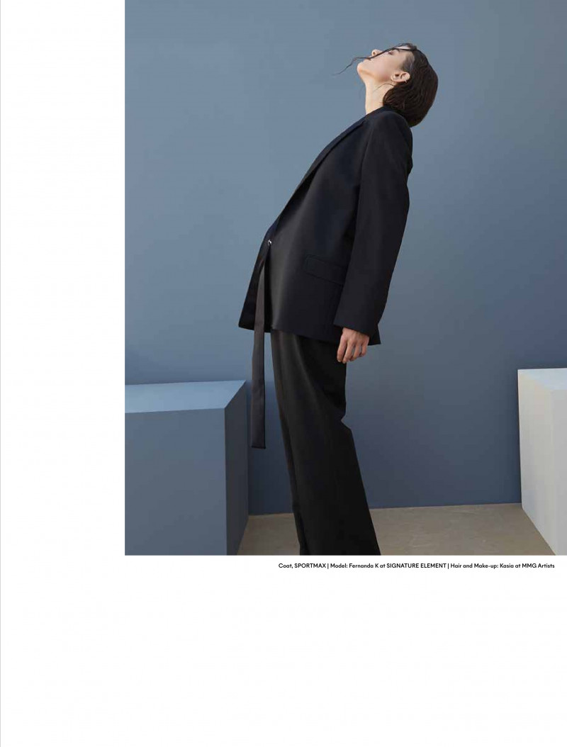 Fernanda Kinder featured in All About Androgyny, April 2019
